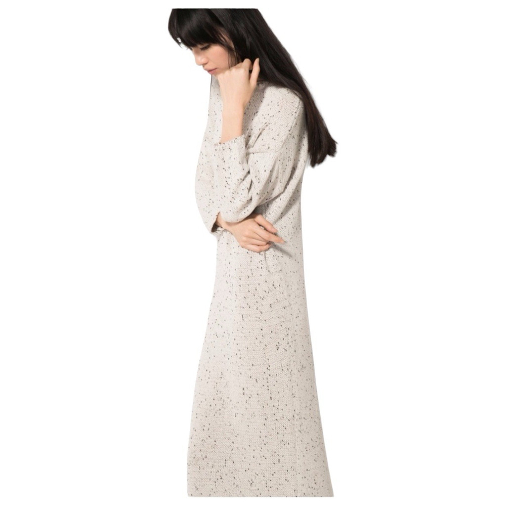 Massimo Dutti Woman’s Knit Sweater Dress Size Small Minimal Classic Elegant